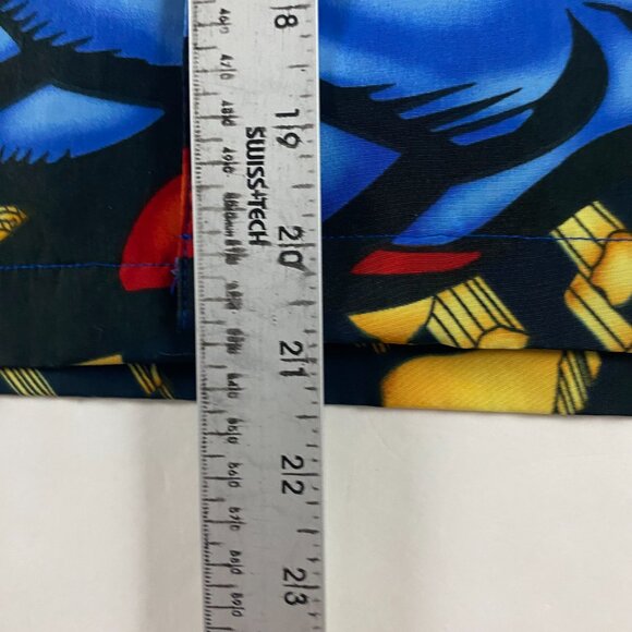 Vintage Superman Shirt Kids Boys Medium 10-12 Button Front Up DC Comics Warner - Picture 8 of 9